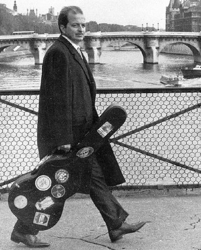 luis bonfa bossa nova composer crossing a bridge in london