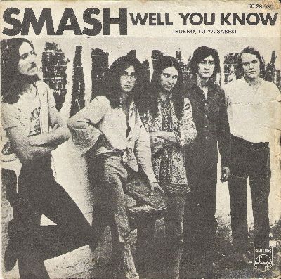 smash spanish rock band single record cover