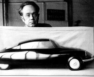 Una delle prime maquette della vettura DS presentata da Flaminio Bertoni