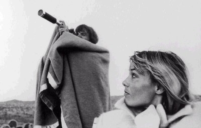 Anita Pallemberg, Keith Richards and Gram Parsons from the Birds at Joshua Tree, 1969.